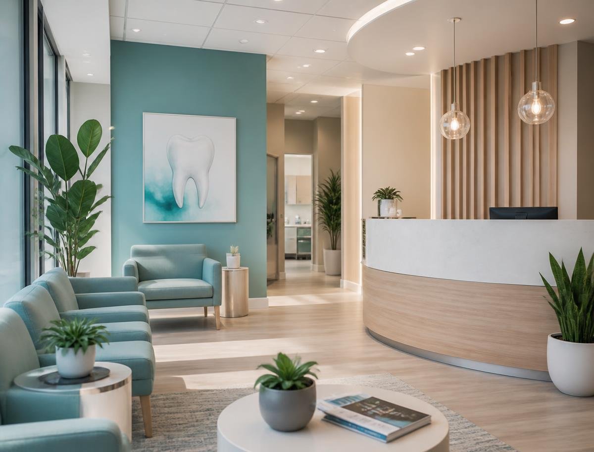 Reception and waiting lounge